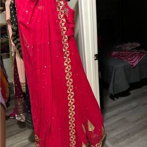 Pink lehenga